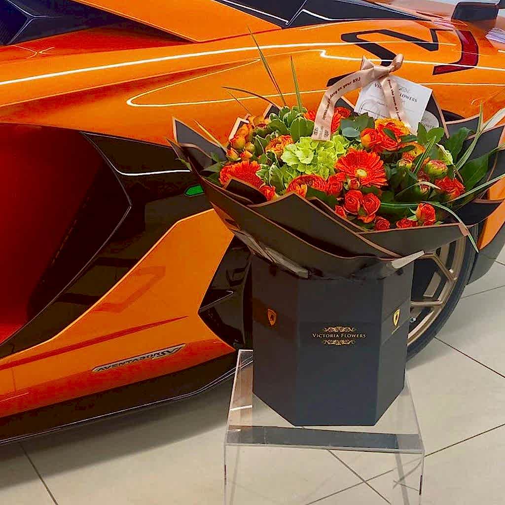 Corporate Coloured Flowers